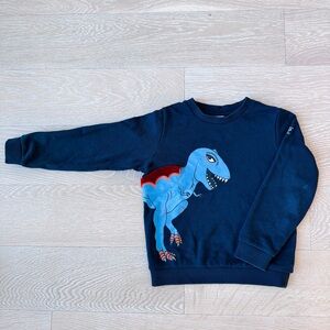 Polarn O. Pyret Dino Deluxe GOT Sweatshirt in Navy Blue